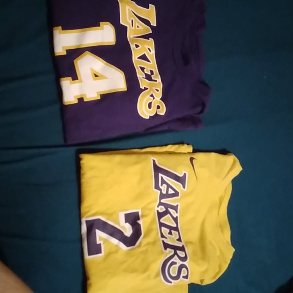 2 Laker shirts